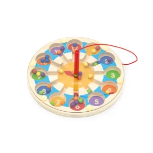 Trace de perles magnétiques - Horloge