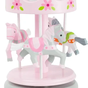 Boîte à musique manège chevaux